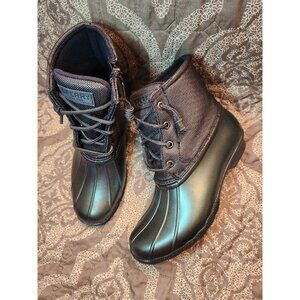 Sperry Womens Top Siders Salt Water Rain Boots Size 8